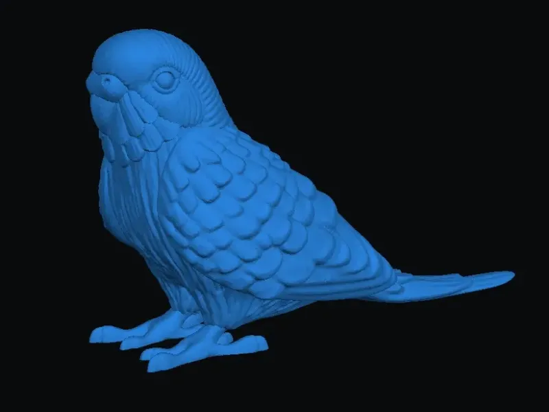Budgerigar Toy Figure