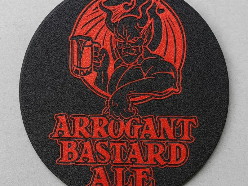 Arrogant Bastard Ale Coaster