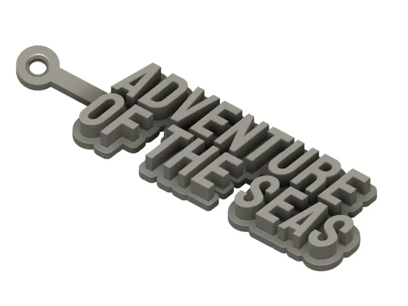 Royal Caribbean Adventures of the Seas Keychain / Keyring