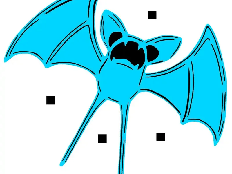 041 Zubat Schablone