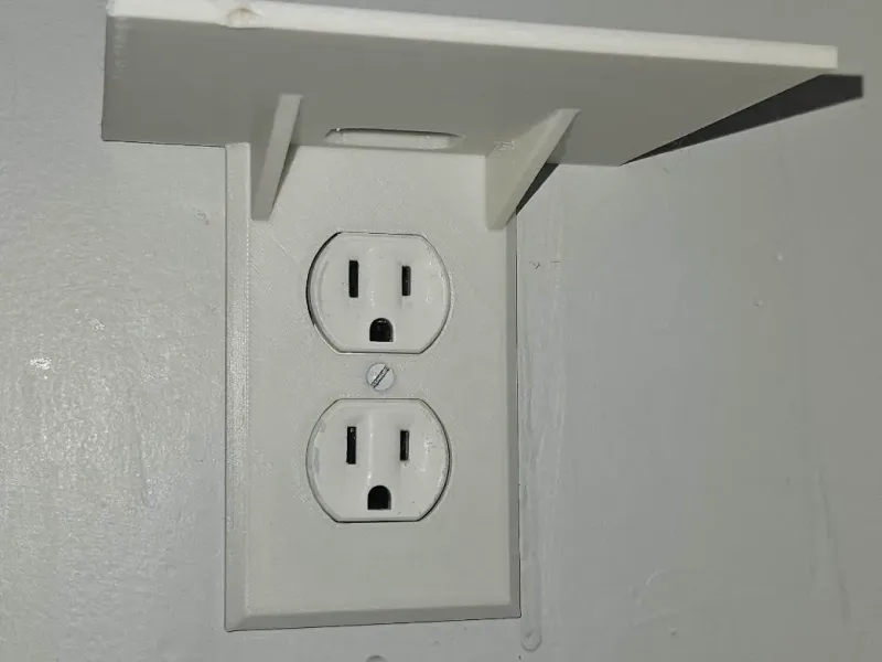 Outlet Cover with Shelf