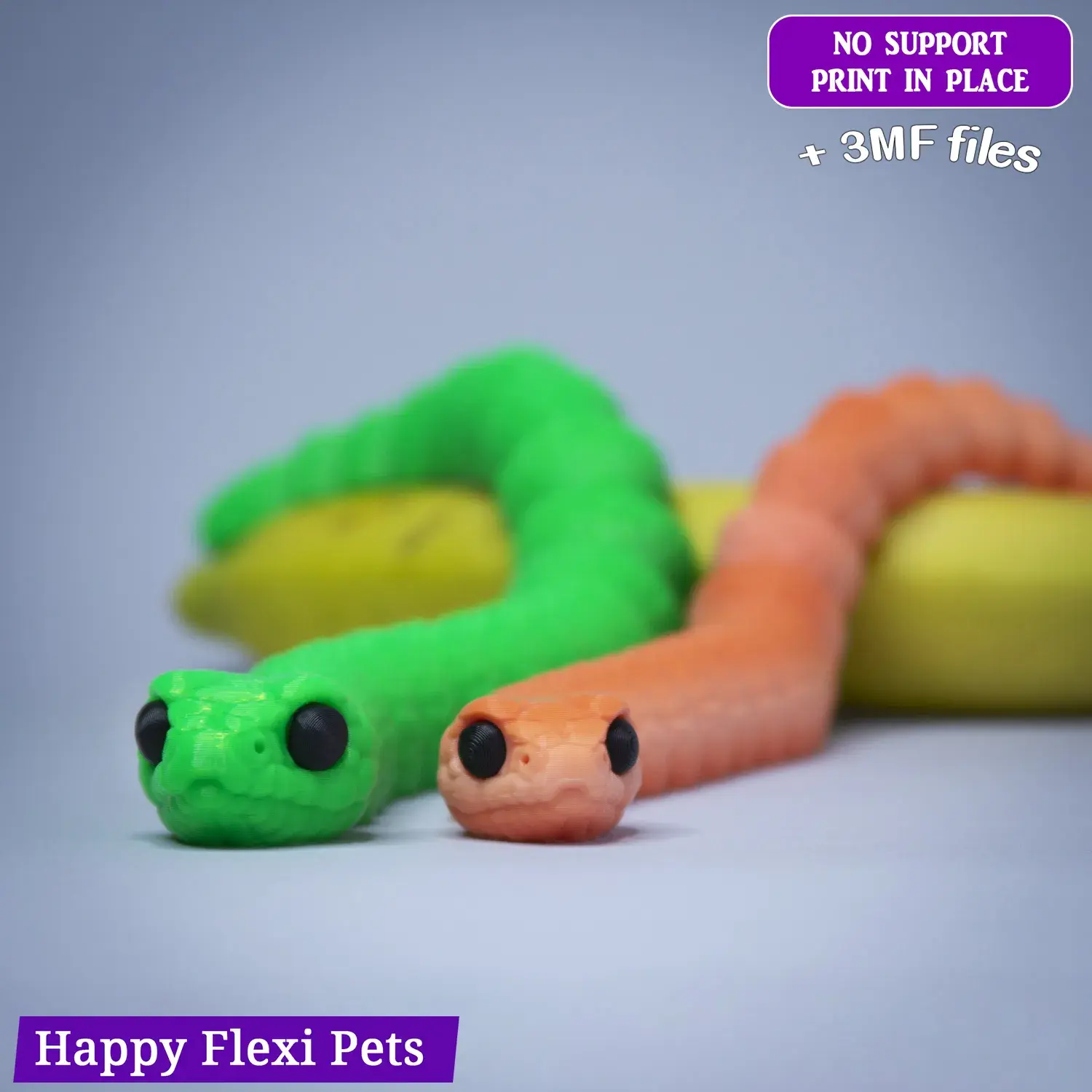 Realistic flexi snake toy