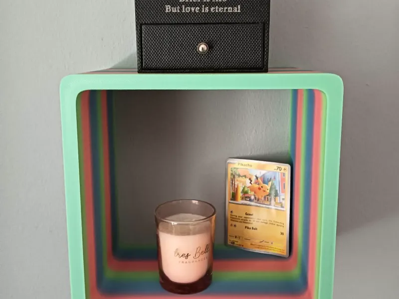 ¡Elegante caja de pared para impresión 3D!