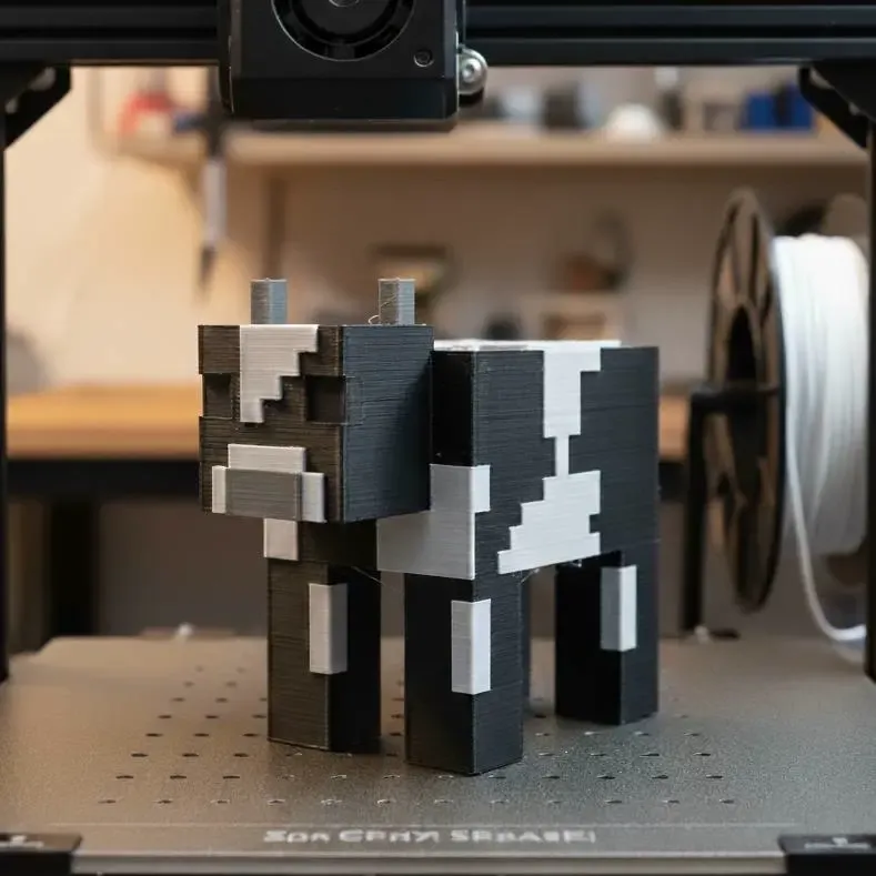 Minecraft cow