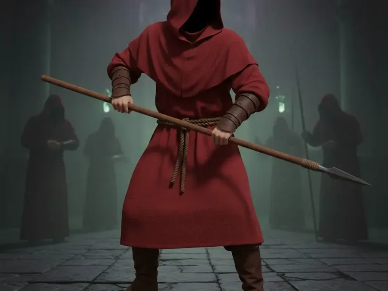 Cultis Spear - the red cult soldier