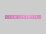 STAR DESTROYER_ star wars keychain-0