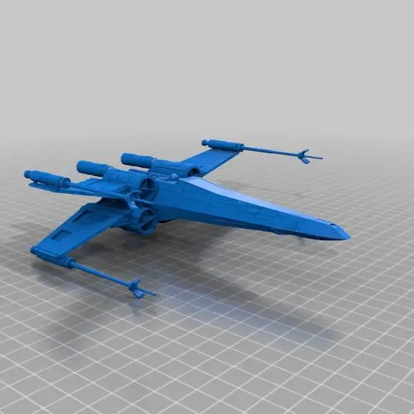 x wing of of starwars