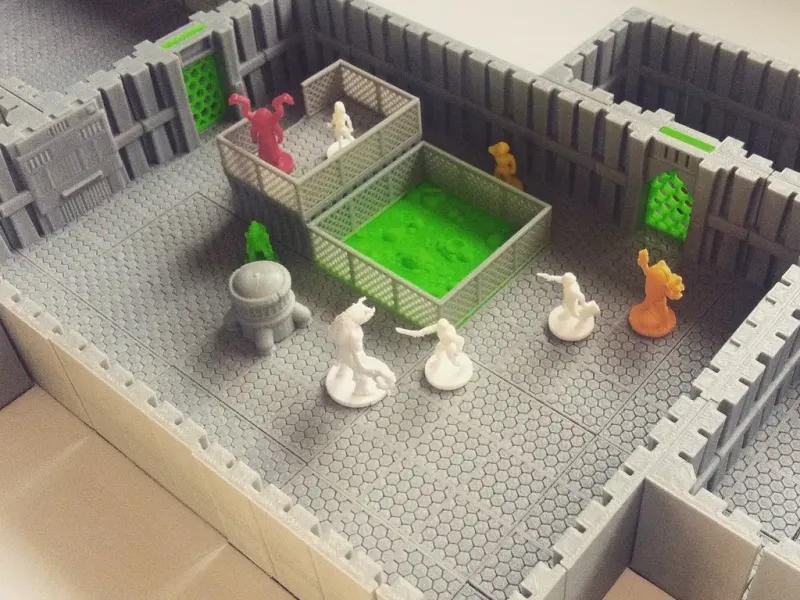 Wayfarer Modular Scifi Gaming Tiles: Core Set