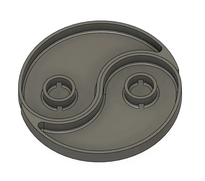 yin yang - Sowing cress and oats on the sand for Easter