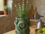 Seashell Planter with Ocean-4