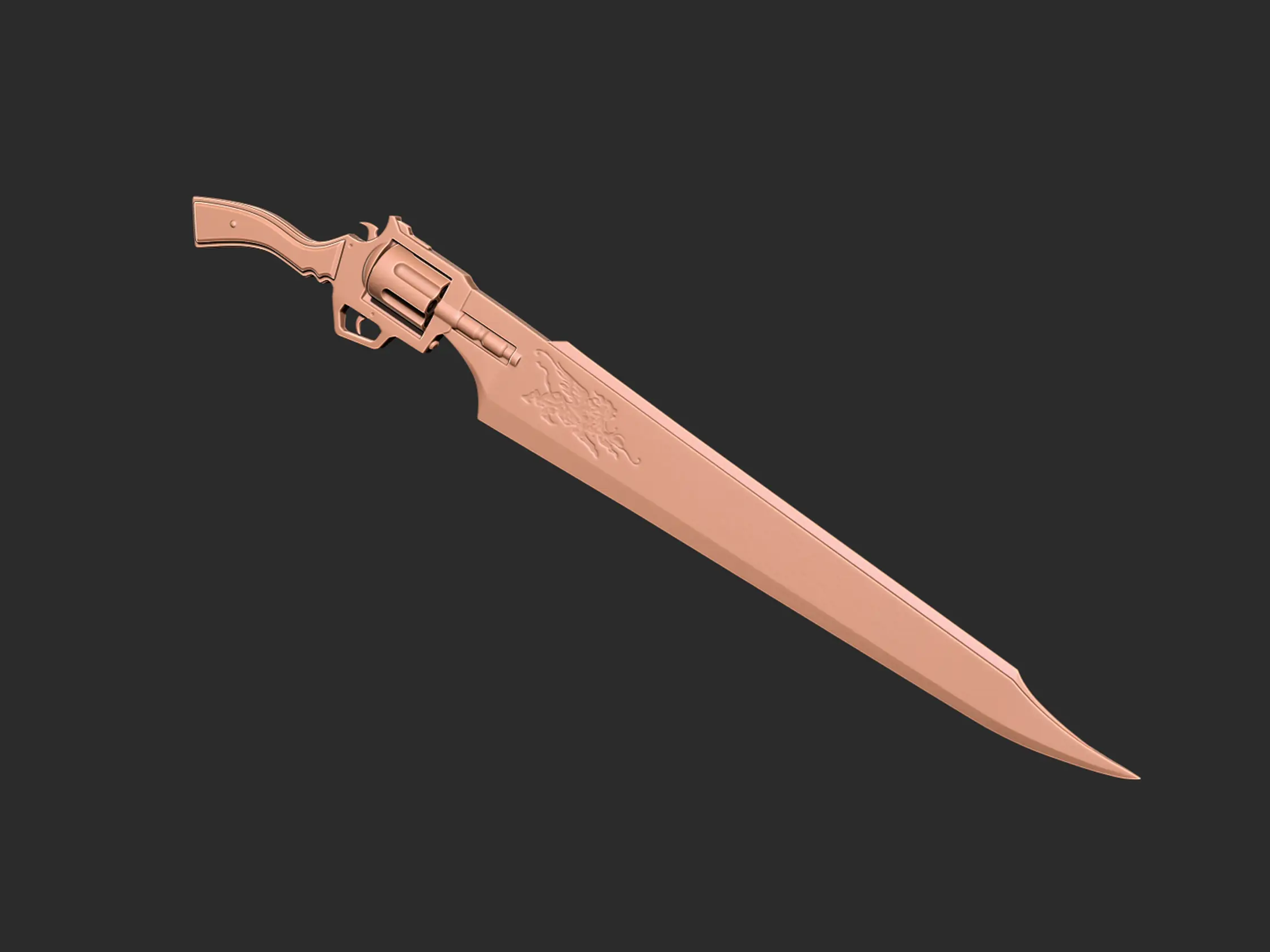 Final Fantasy 8 - Modèle d'impression 3D Gunblade