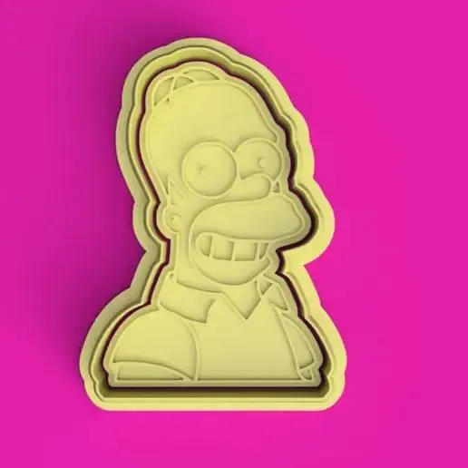 Homer simpson cookie cutter
