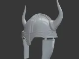 Horned Helmet 3D Model – Viking / Fantasy Armor-0