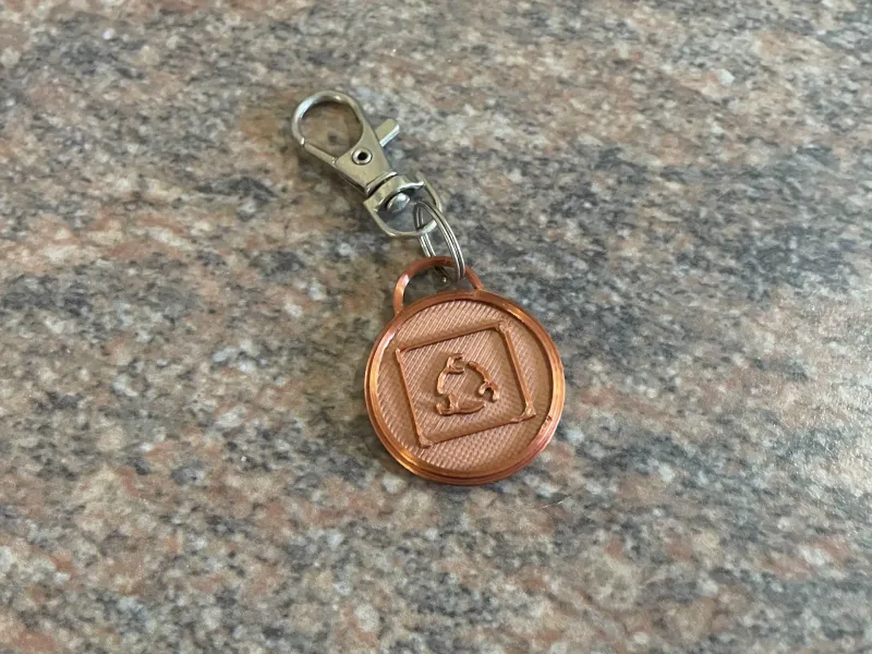 Number Perfect keyring