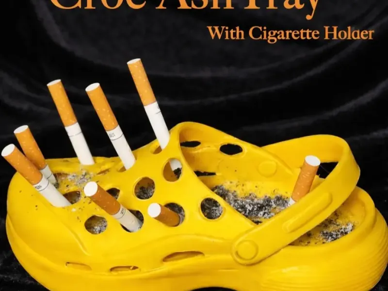 Von Crocs inspirierter Aschenbecher