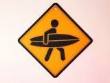 Surfer Sign Wall-0