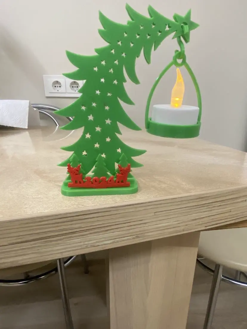 Christmas tree led tealight