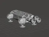 Mondbasis Alpha 1 - adler / Spaceship scifi-1