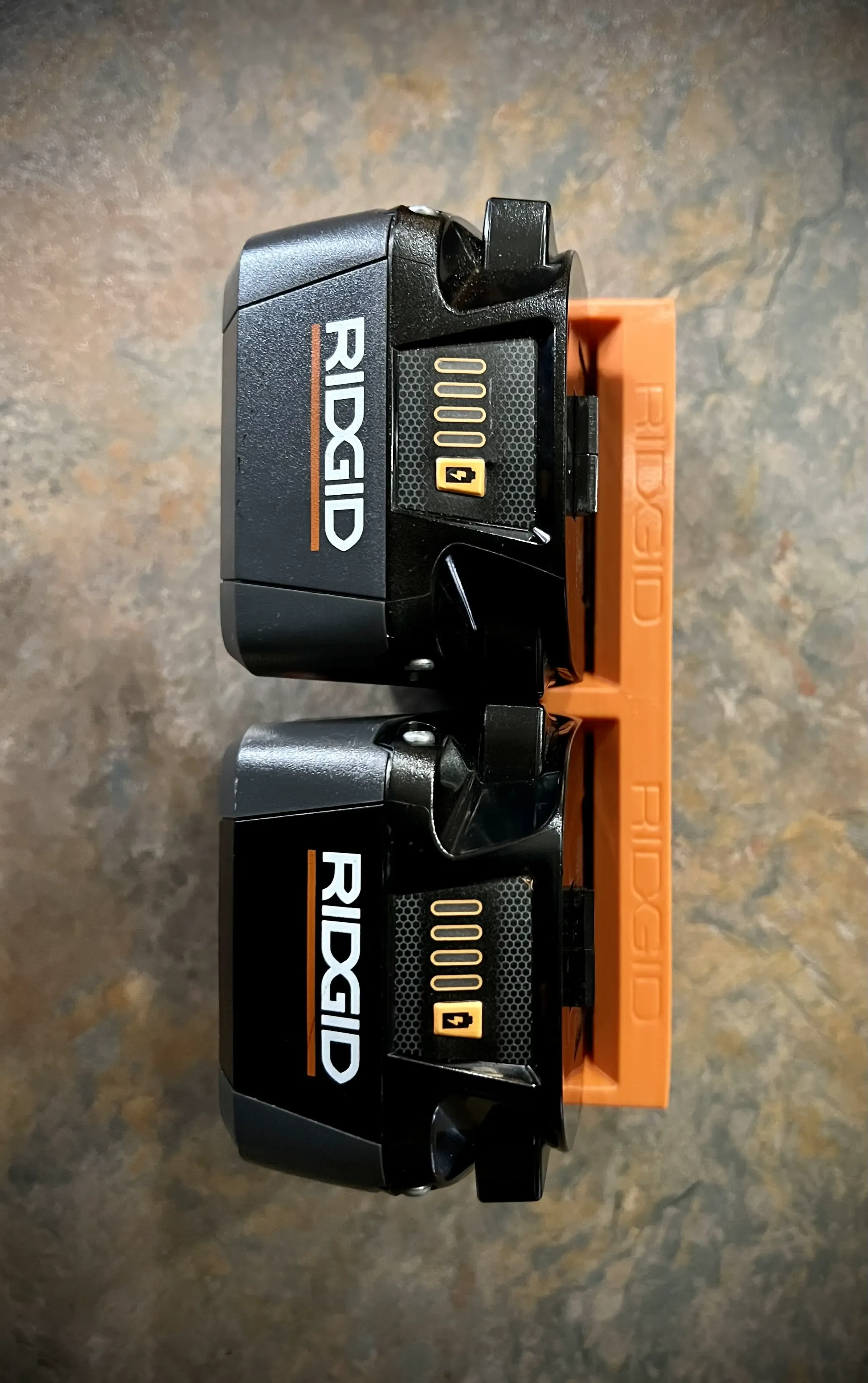 RIDGID Tools Double 18V Battery Holder with Slant