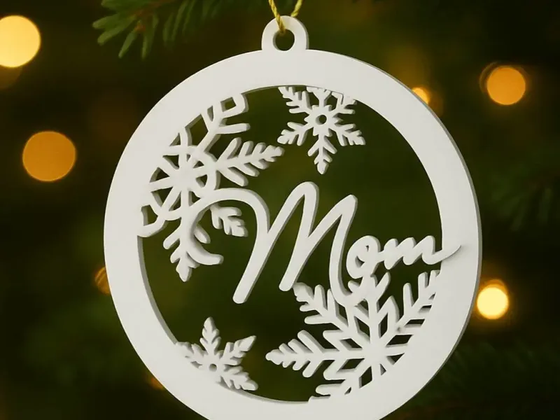 Custom Christmas Tree Ornament