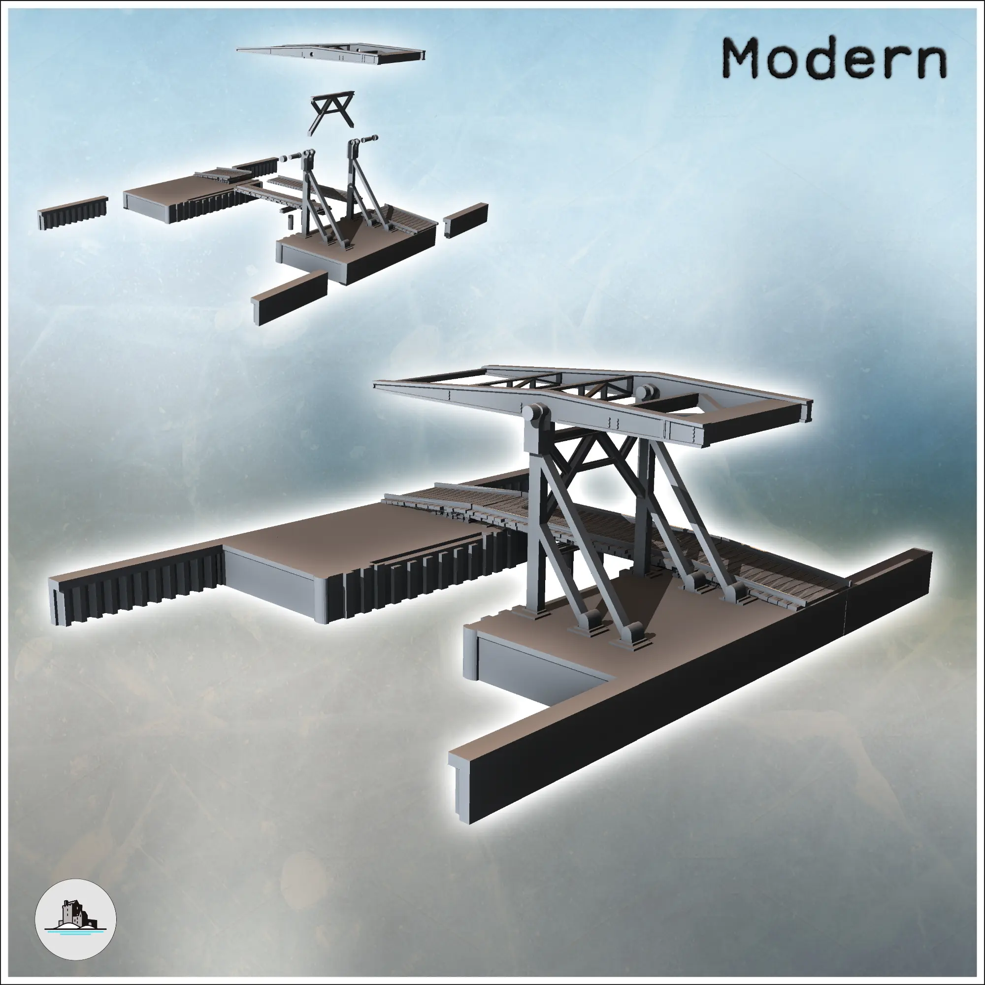 Veghel Bridge (Netherlands) - miniatures warhammer tabletop