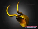 Classic Loki Helmet - Marvel Cosplay - Loki Tv Series-4