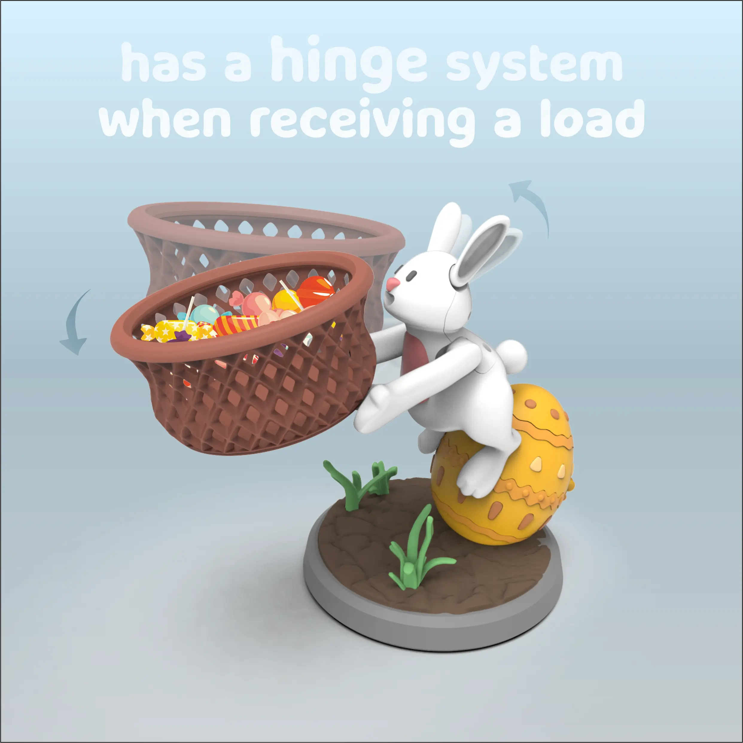 SPARK OF EASTER - Item Container With Easter Bunny Design