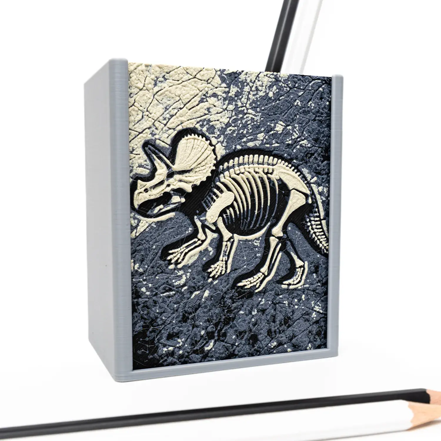 Dinosaur Fossil Pen Holder