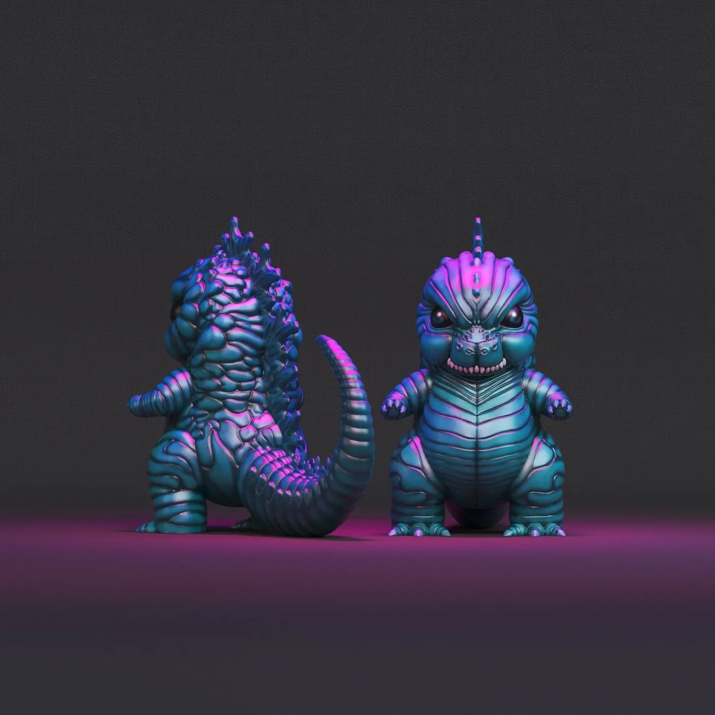Characters & Creatures STL Download - GODZILLA ALIENby ARXEUKX