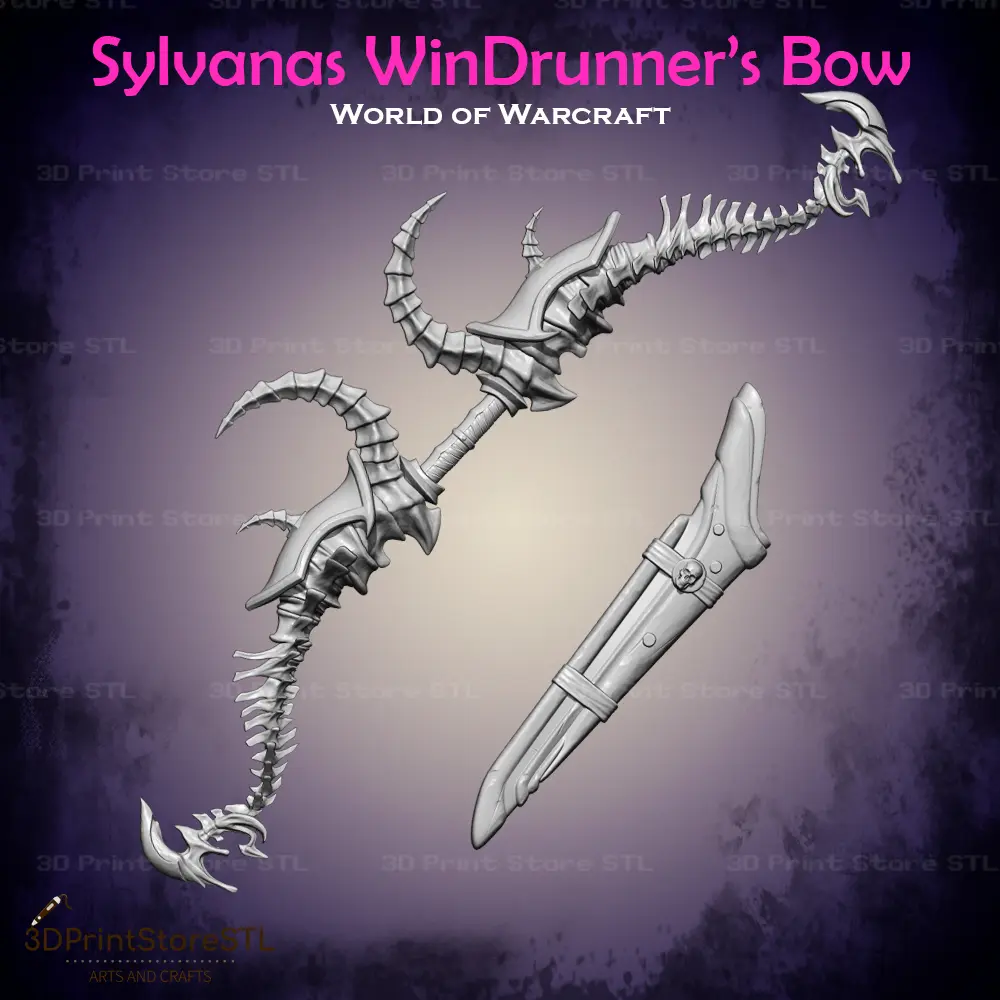 Sylvanas WinDrunner Arco Cosplay World Of Warcraft - STL File
