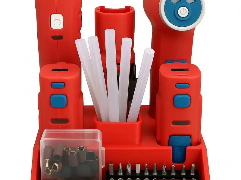 NEIKO 10583A Cordless Tool Set – Desktop Organizer / Storage