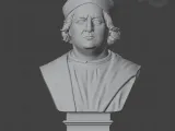 Christopher Columbus Bust STL-2