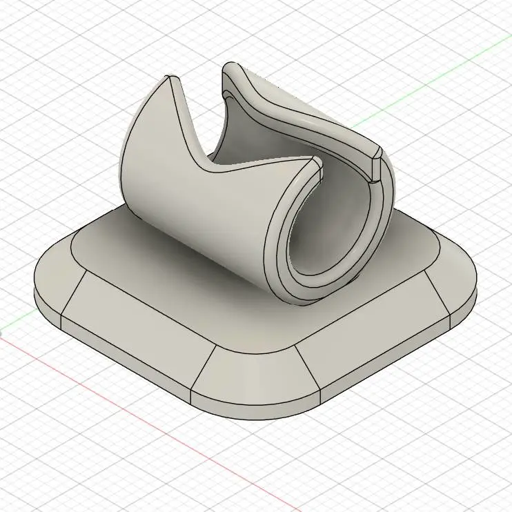 cable holder with 10mm hole