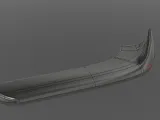 Diffuser overlay for front bumper. universal. thickness 3mm-2