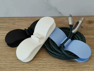 Stick-on cable organizer