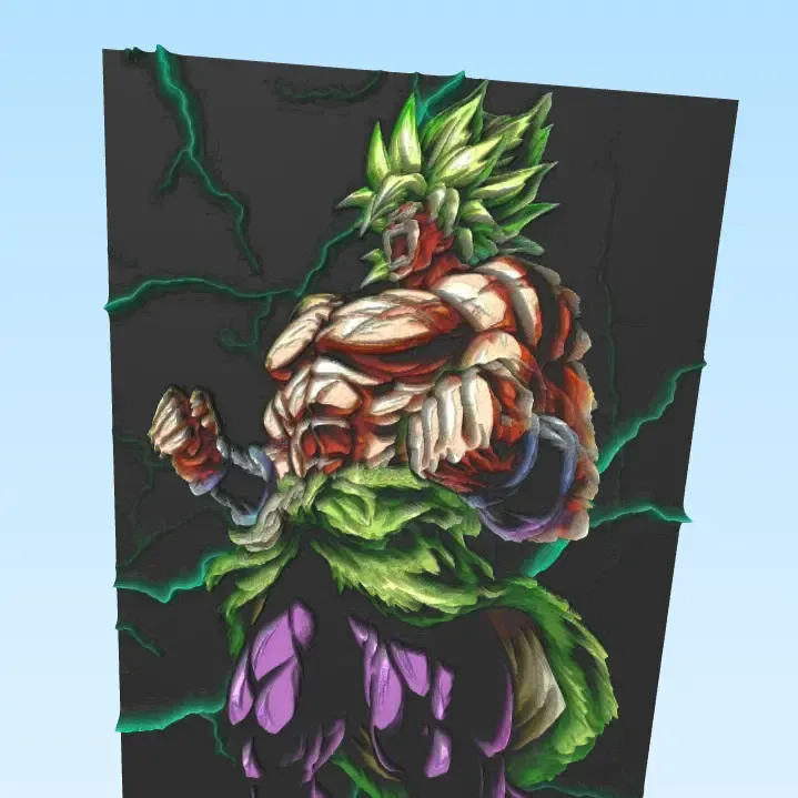 Broly 3d Art ⚡