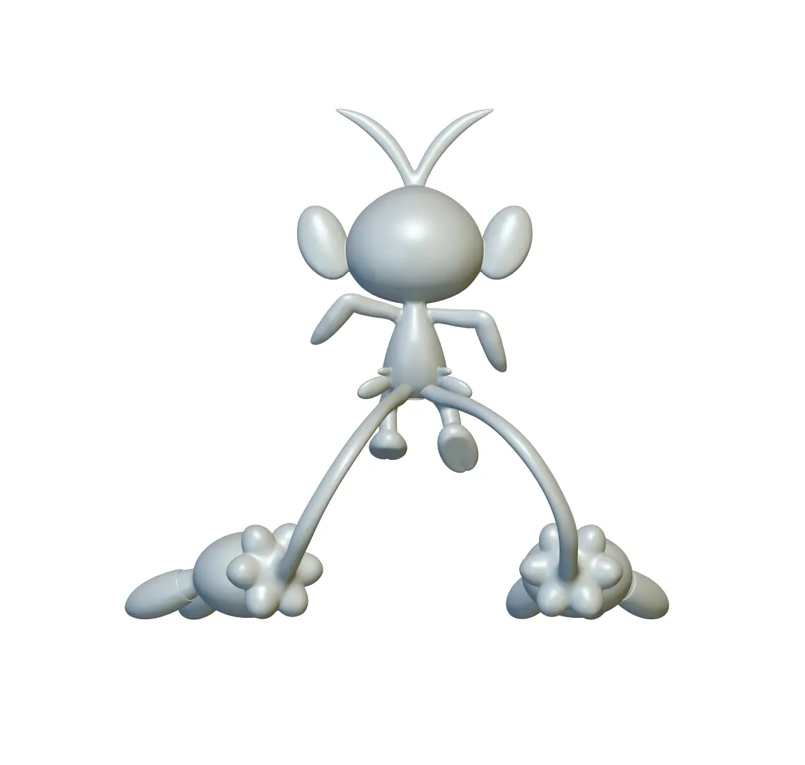 Pokemon Ambipom #424 - Ready for 3D Printing!