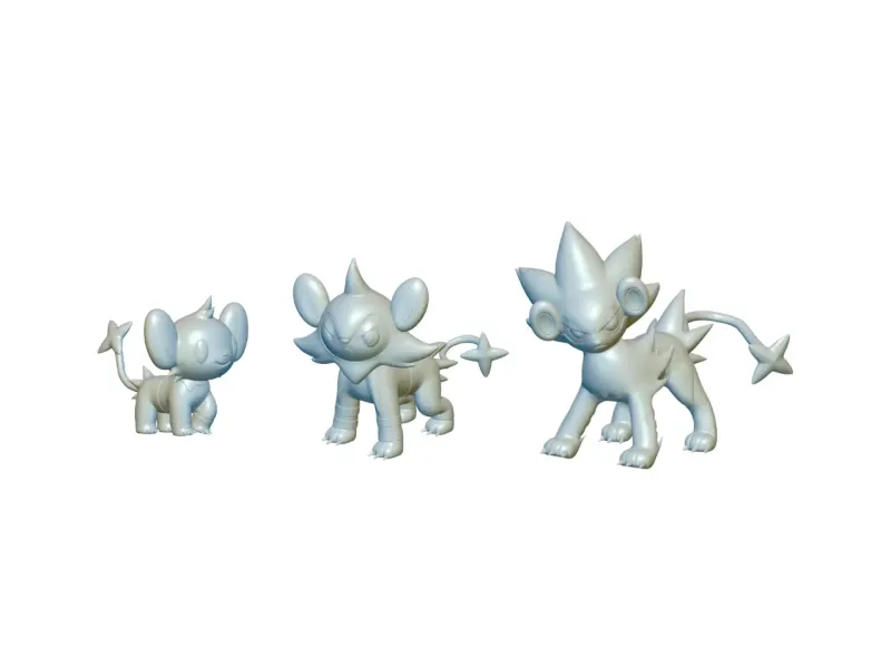 Pokemon Shinx & Luxio & Luxray (#403 & #404 & #405)