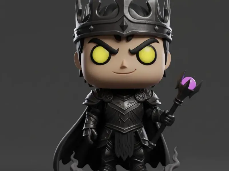 Dark Arcane King Stylized Fantasy Collectible Figure