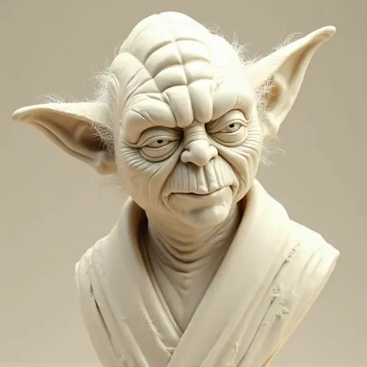 Busto mestre Yoda