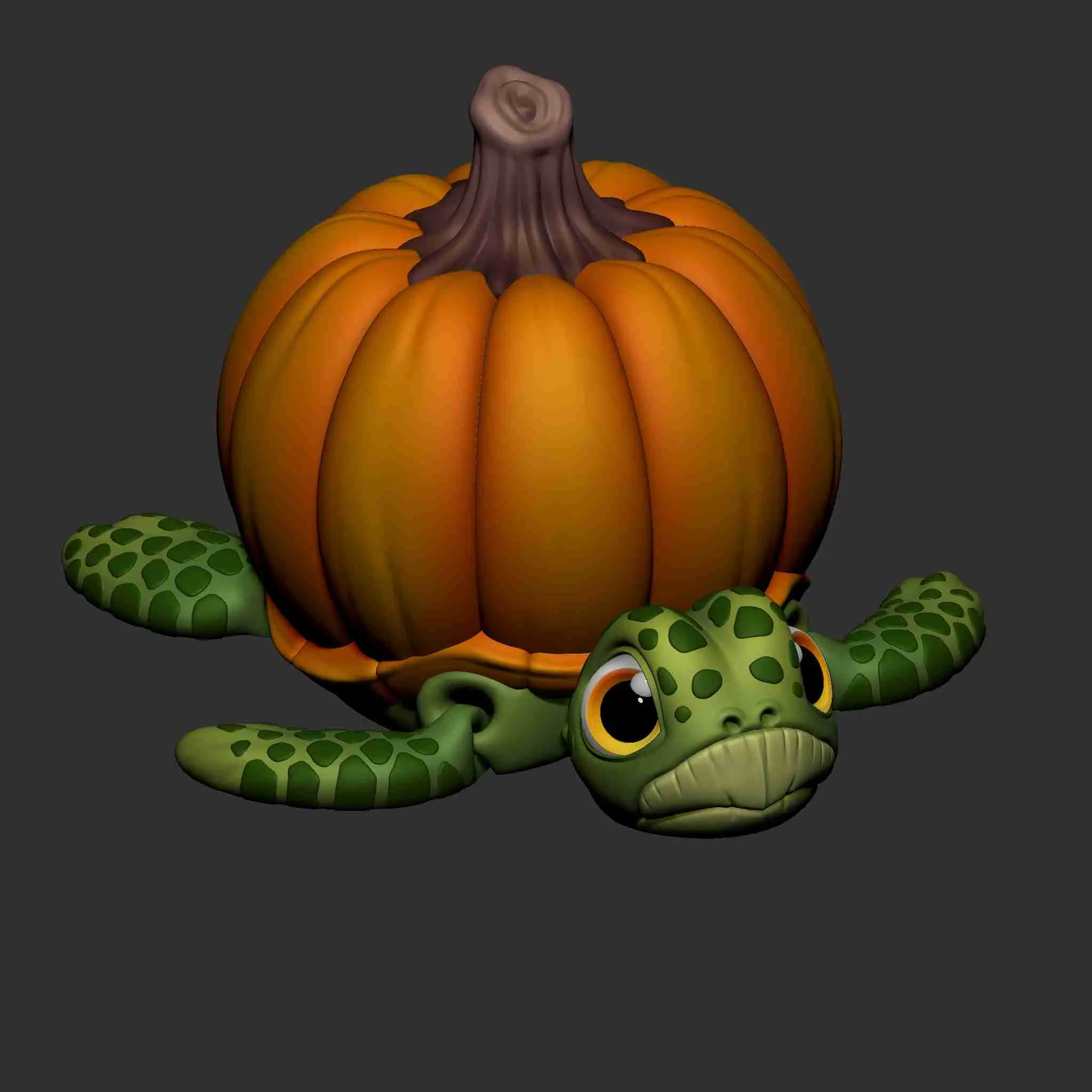 FLEXI PUMPKINTURTLE (PRINT IN PLACE)
