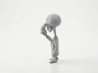 Smoking Squidward Figurine Cartoon 3D Printable