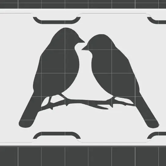 Score Card Case - Birds model
