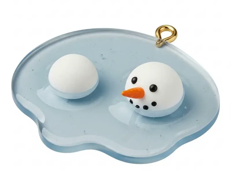 Snowman derretido