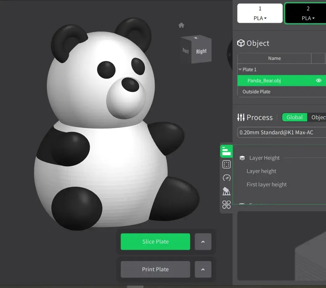 Panda Bear Toy D Models Download Creality Cloud