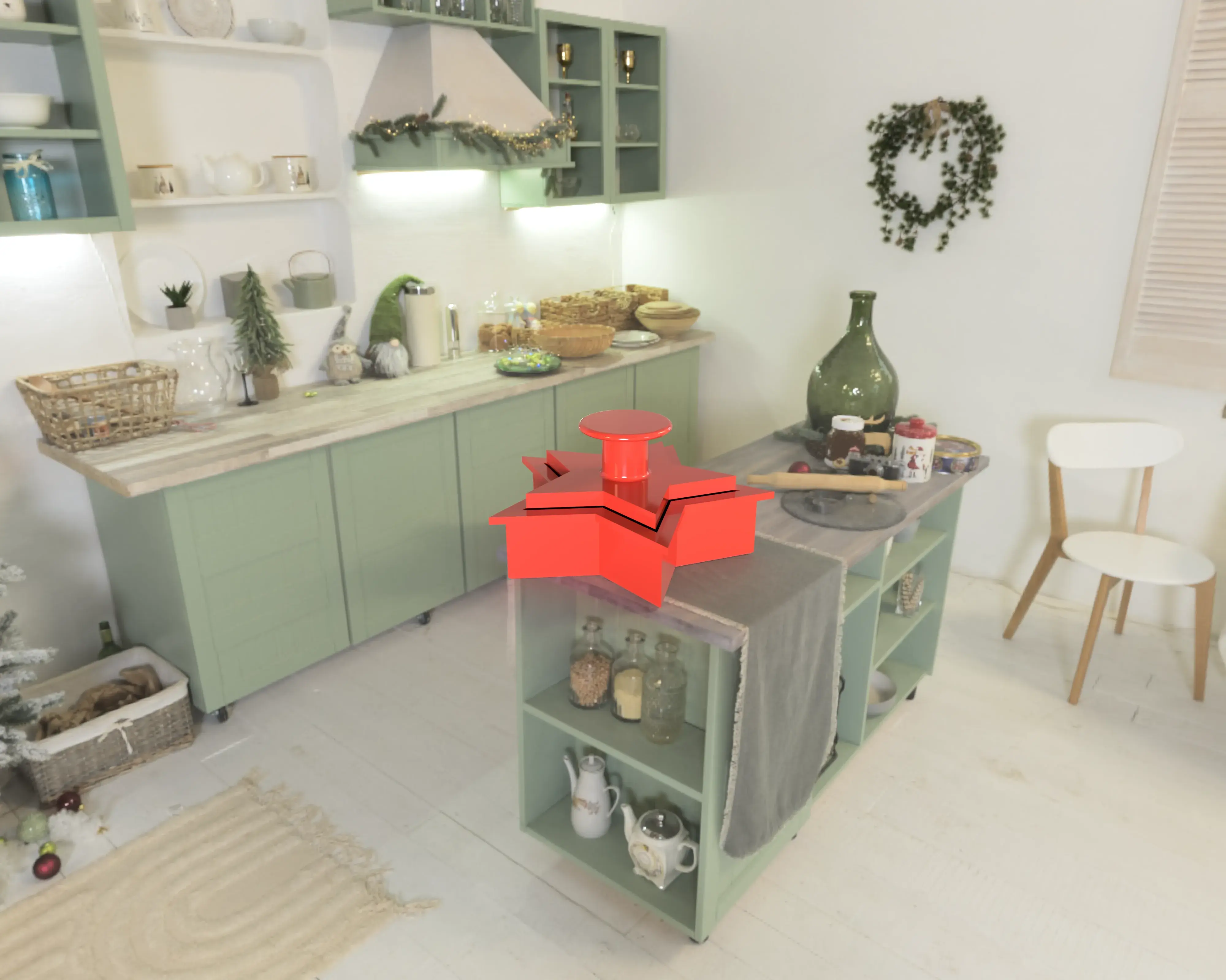 Cookie Cutter + extruder Star