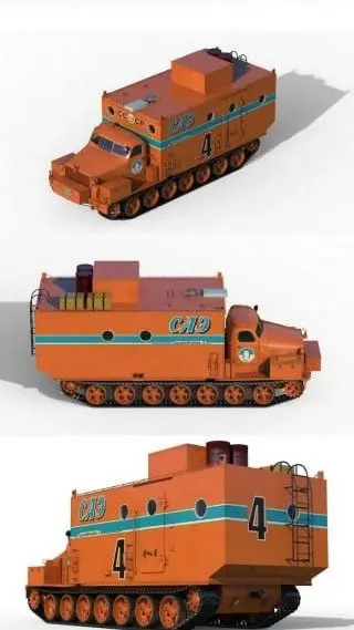 Kharkovchanka-2 Soviet Antarctic Cruisers STT