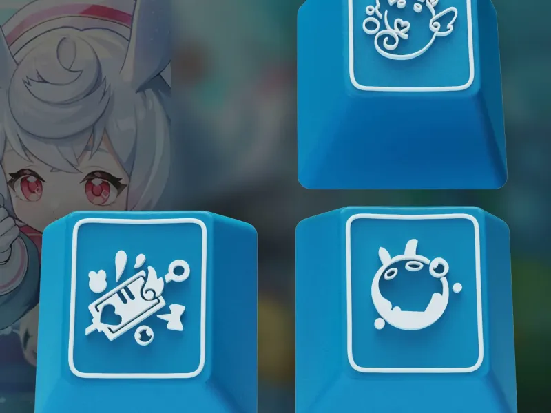 Genshin Impact Sigewinne Keycaps – OEM Profile STL Files