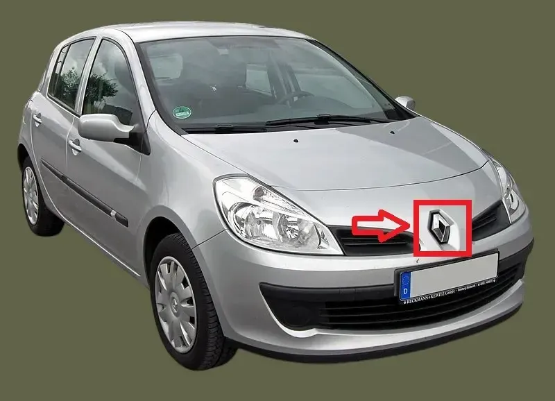 Renault Clio 3, Megane 2, Scenic 2, Kangoo 2 emblem 82001151