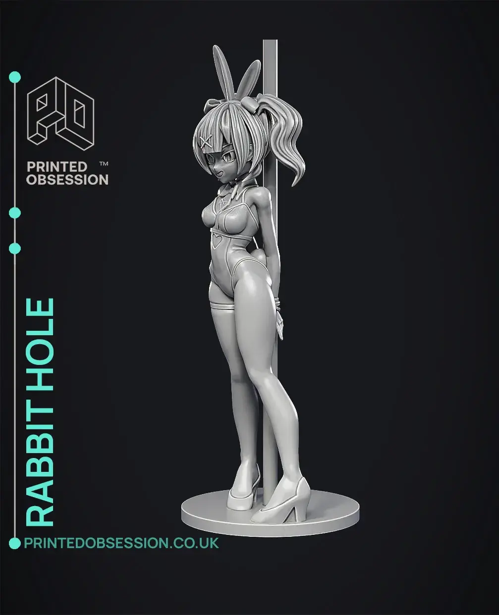 Rabbit Hole - Fan Art - Modèle imprimable en 3D Modèle imprimable en 3D gratuit